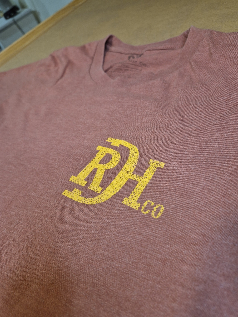 Red Dirt Hat Company Short Sleeve Tee - Dusty Maroon 4608/7 - Picture 6 of 7